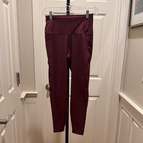 All in Motion Burgundy Sport Leggings - Picture 1 of 4